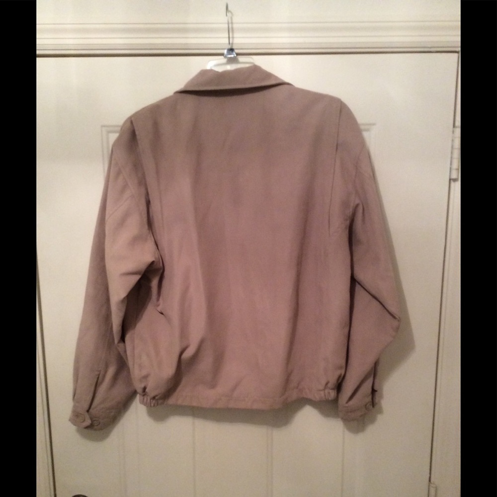 🆕NEW-MEN’S SUEDE LIKE- ZIP UP MEN’S JACKET-NEW - Picture 6 of 8